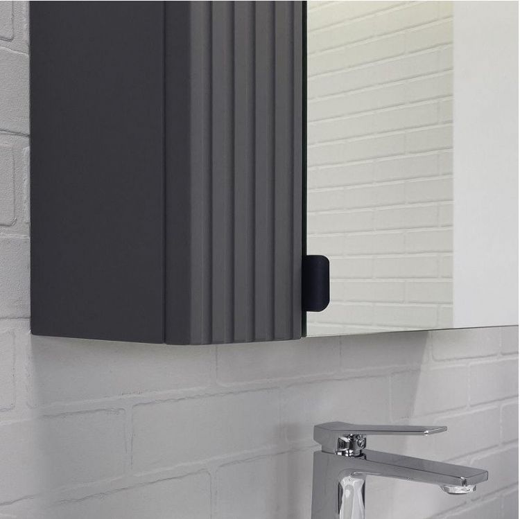 Зеркальный шкаф Comforty Лима 60 00-00019425 цвет Антрацит