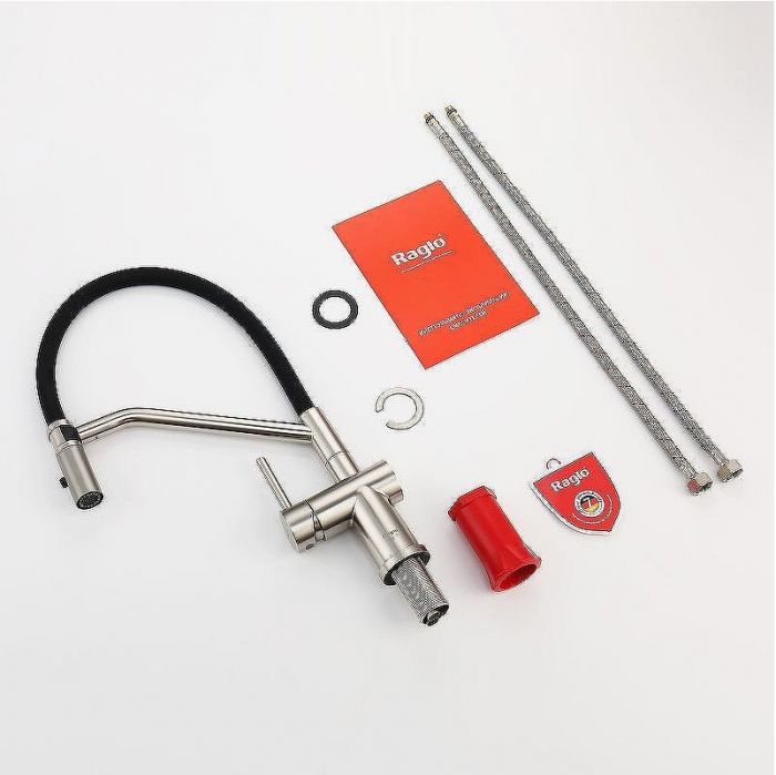 Смеситель для кухни Raglo R86.41.05 Сатин Черный