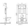 Инсталляция Bettoserb Sava Slim Superior 40006450 для унитаза без клавиши смыва