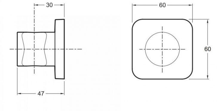Держатель для душа Jacob Delafon Modulo 8468D-CP