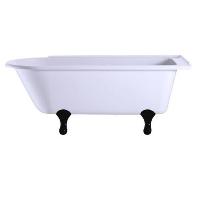 Ванна акриловая Burlington Hampton правосторонняя с ножками E10 BLA