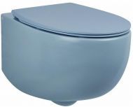 Унитаз AeT Dot 2.0 S555T0R0V6141 подвесной Пастельно-синий матовый без сиденья