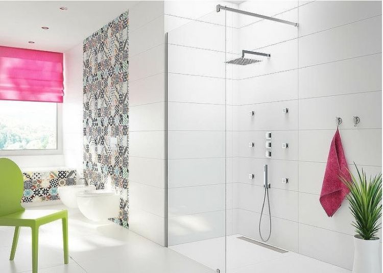 Душевая перегородка Deante Abellia Walk-In 100 KTA_030P профиль Хром стекло прозрачное