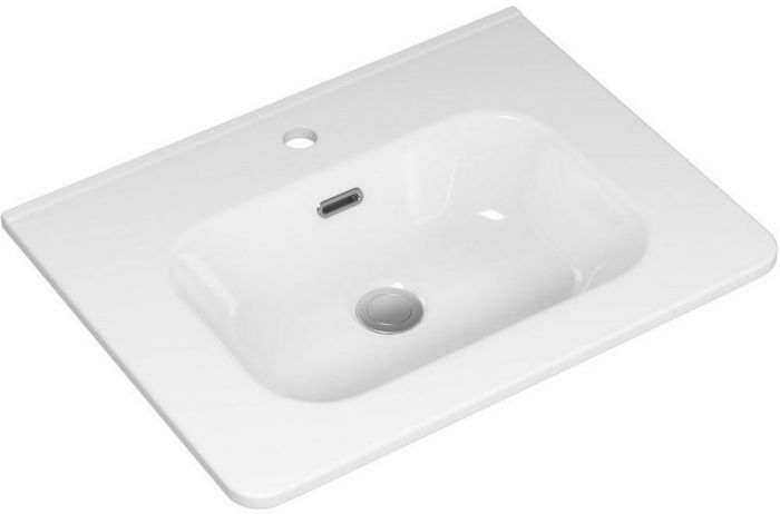 Тумба с раковиной Brevita Risacca Crema 60 УТ000025678 Серая матовая