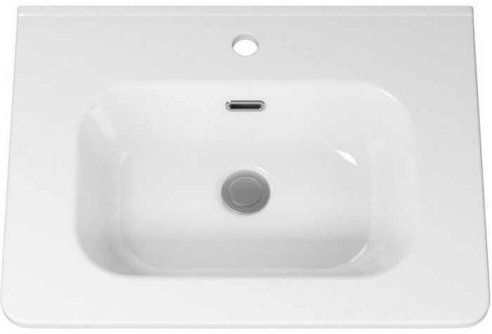 Тумба с раковиной Brevita Risacca Crema 60 УТ000025678 Серая матовая