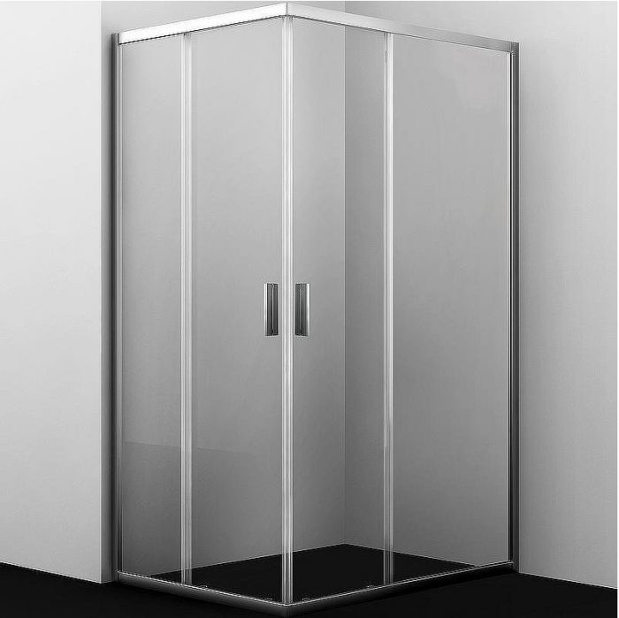 Душевой уголок WasserKRAFT Lippe 120x90 45S07 профиль Хром стекло прозрачное
