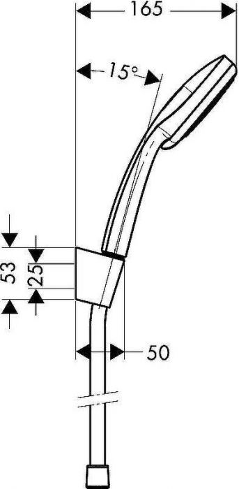Душевой гарнитур Hansgrohe Croma 27594000 Хром