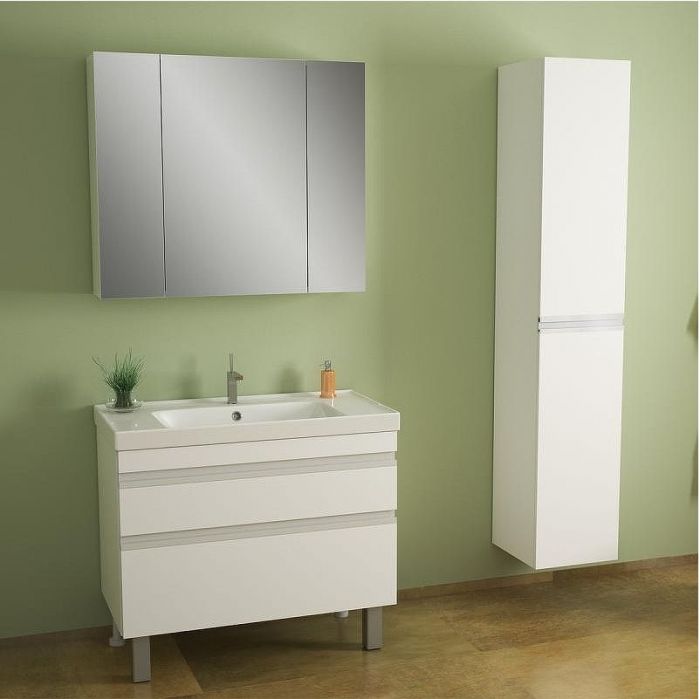 Шкаф пенал Dreja Grace 35 99.0907 подвесной Белый глянец