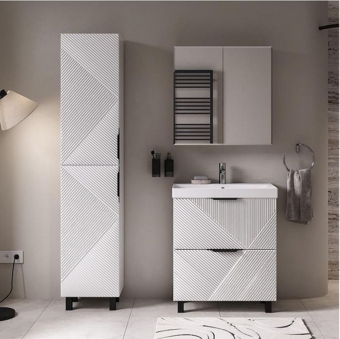 Тумба под раковину Volna Geometry 70 tnGEOMETRY70.2Y-01 цвет Белый