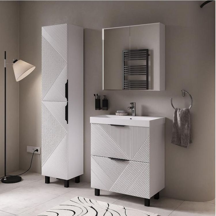 Тумба под раковину Volna Geometry 70 tnGEOMETRY70.2Y-01 цвет Белый