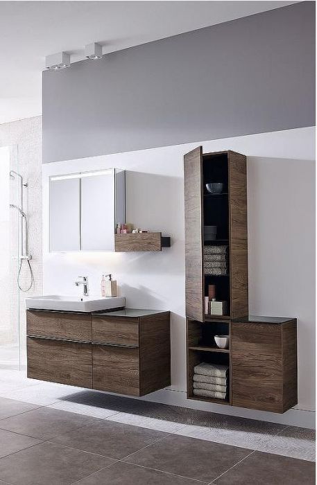 Тумба Geberit Smyle Square 45 500.357.JR.1 подвесная Пекан