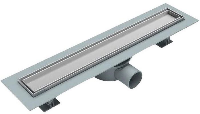 Душевой лоток Esbano Eco 50 E-TILE-50MC ESTRECOTILE50MC с решеткой Хром матовый / под плитку