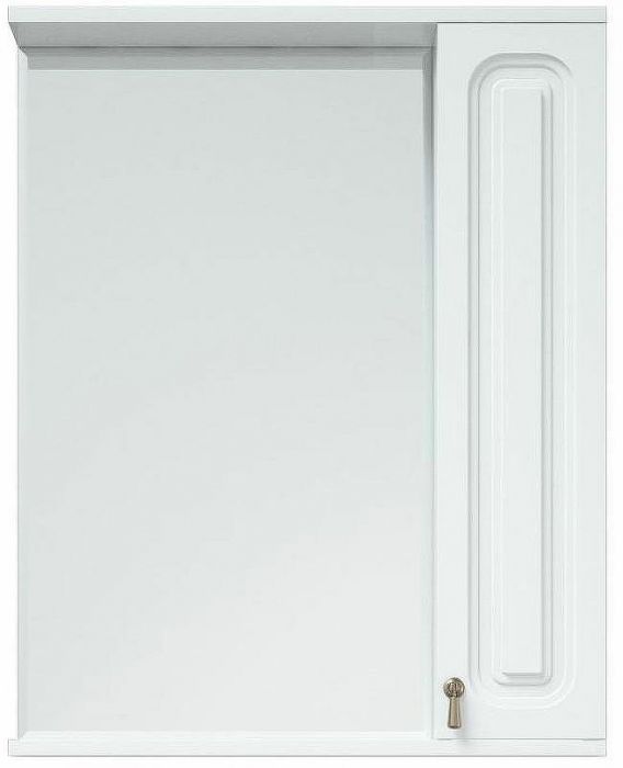 Зеркало со шкафом Corozo Элегия ретро 60 SD-00000006 Белое без подсветки