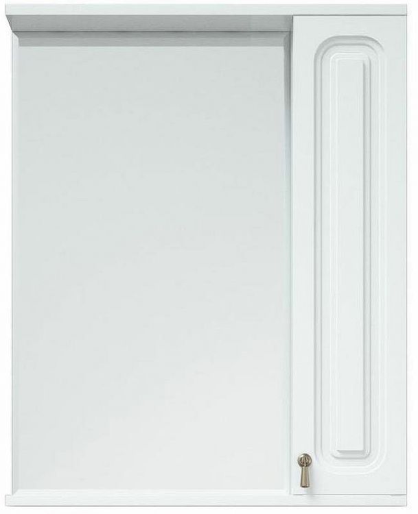 Зеркало со шкафом Corozo Элегия ретро 60 SD-00000006 Белое без подсветки