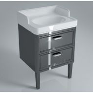 Тумба под раковину Kerama Marazzi Pompei 60,5x52x82 см, черная (Po.60.2\BLK) Тумба под раковину Kerama Marazzi Pompei 60,5x52x82 см, черная (Po.60.2\BLK)