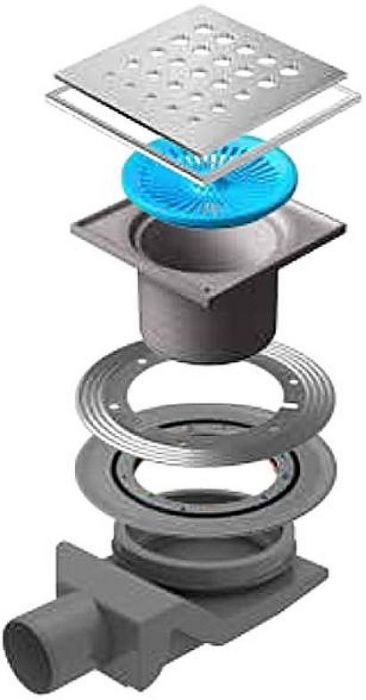 Душевой трап Pestan Confluo Standard 13000079 с решеткой