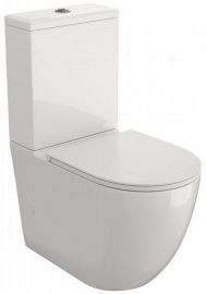 Унитаз компакт WellWant Aura WWUN2112WR цвет Белый с бачком и сиденьем Микролифт