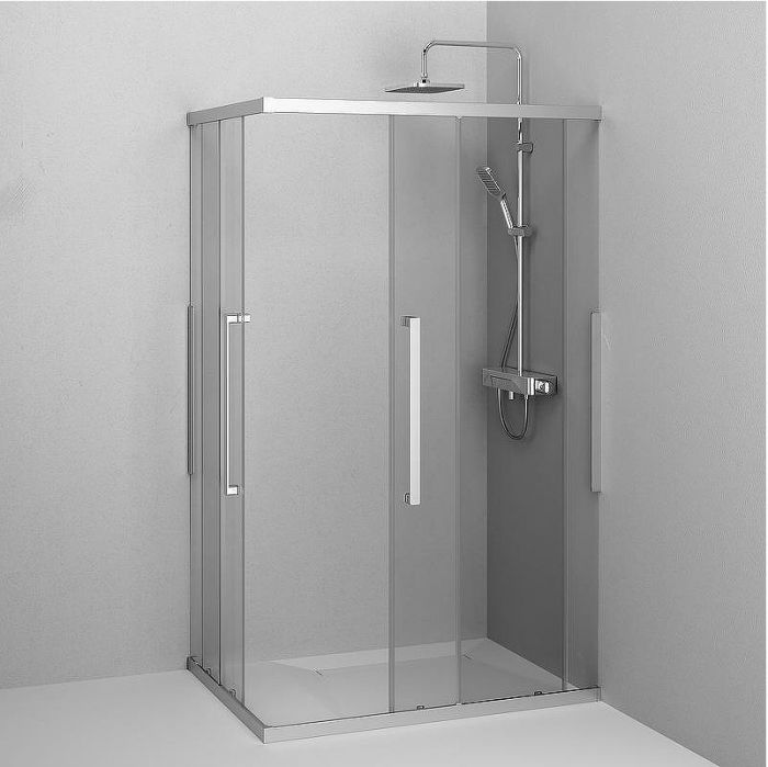 Душевой уголок AM.PM Func 120x90 W84G-403-12090-MT профиль Хром матовый стекло прозрачное