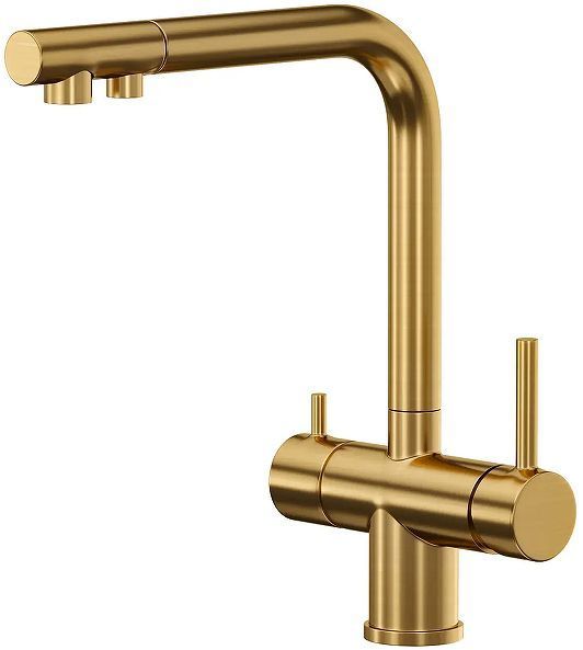 Смеситель для кухни Reflexion Lago RX9903GD цвет Брашированное золото
