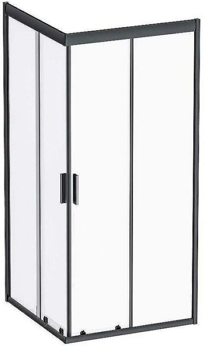 Душевой уголок AM.PM Gem 90х90 W90G-403-090BT профиль Черный матовый стекло прозрачное