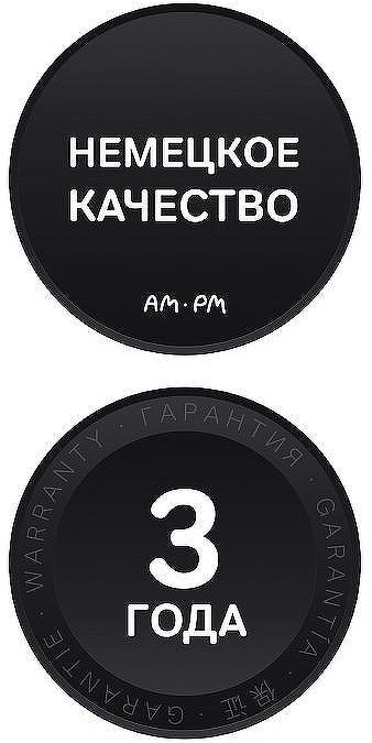 Душевой уголок AM.PM Gem 90х90 W90G-403-090BT профиль Черный матовый стекло прозрачное