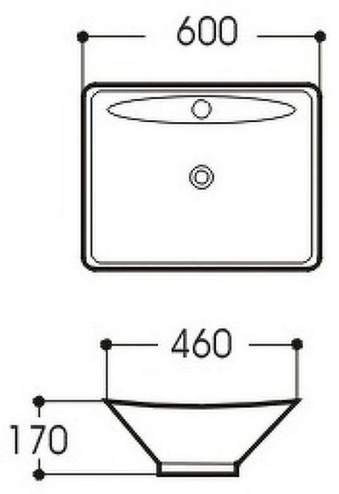 Раковина Aquatek 60 AQ5518-00 Белая