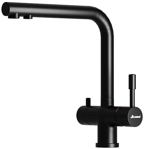Смеситель для кухни Seaman Visconti SSL-7328-NM цвет Черный матовый