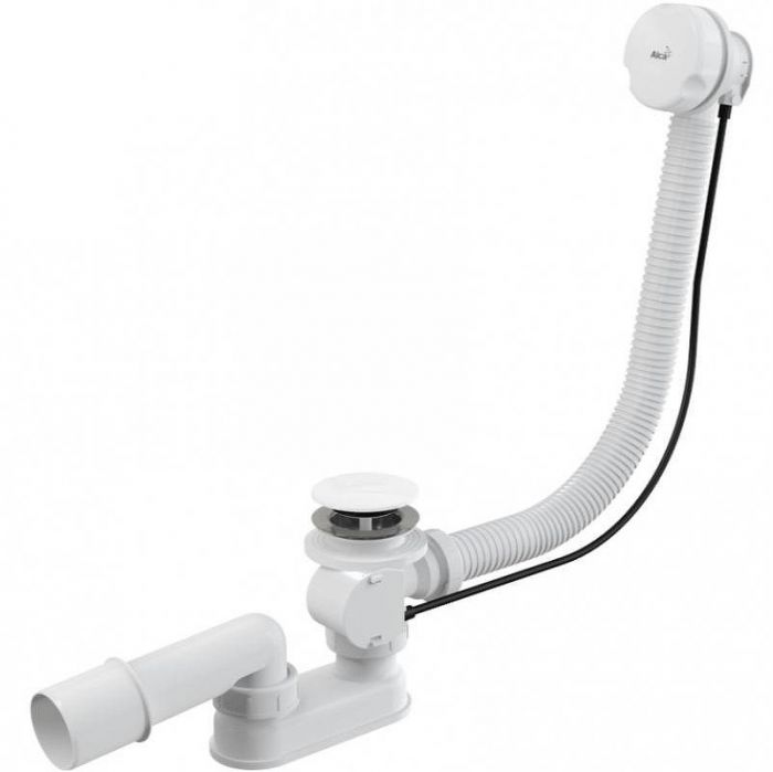 Слив-перелив Alcaplast A51BM-100 полуавтомат Белый