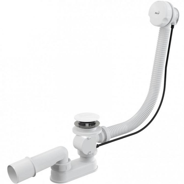 Слив-перелив Alcaplast A51BM-100 полуавтомат Белый