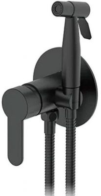 Гигиенический душ со смесителем Frap H801-6 F72801-6 Черный матовый