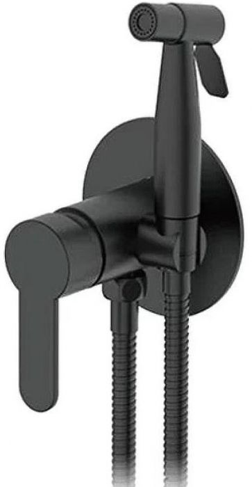 Гигиенический душ со смесителем Frap H801-6 F72801-6 Черный матовый