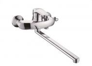 Смеситель для ванны Shevanik S5072 универсальный цвет Хром