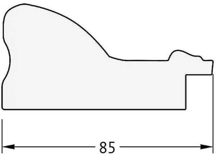 Зеркало Evoform Exclusive 95х65 BY 1280 с фацетом в багетной раме - Виньетка бронзовая 85