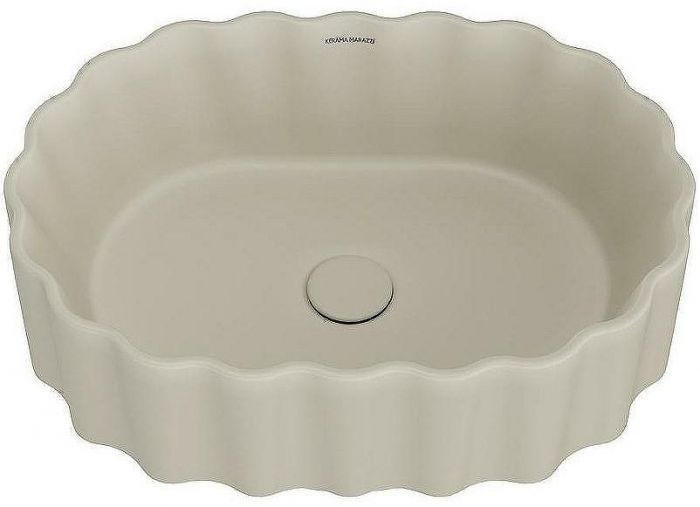 Раковина Kerama Marazzi Artbasin Conchiglia 50 CC.wb.50\SAN Песочная матовая