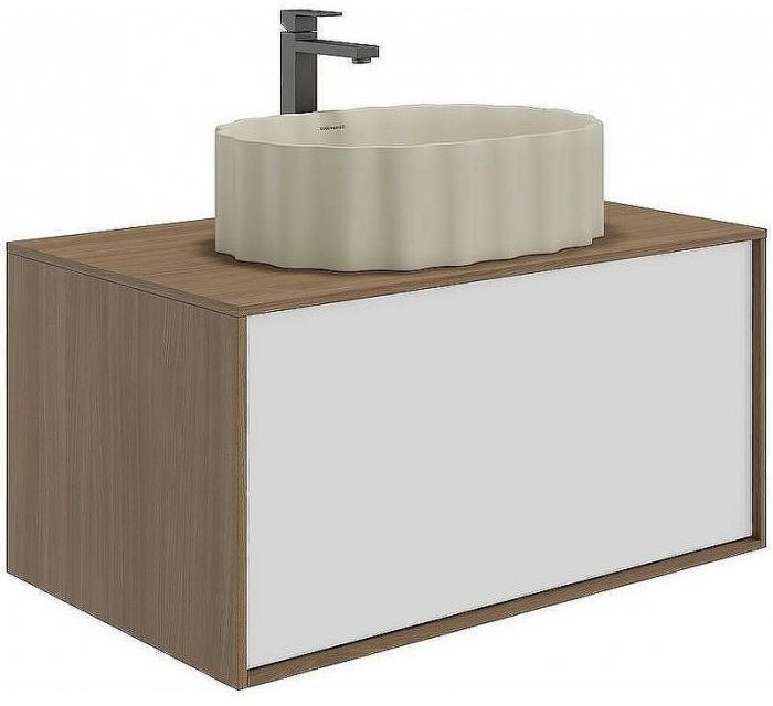 Раковина Kerama Marazzi Artbasin Conchiglia 50 CC.wb.50\SAN Песочная матовая