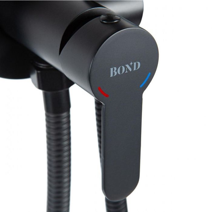 Гигиенический душ со смесителем Bond Smart B63-1188 цвет Черный матовый