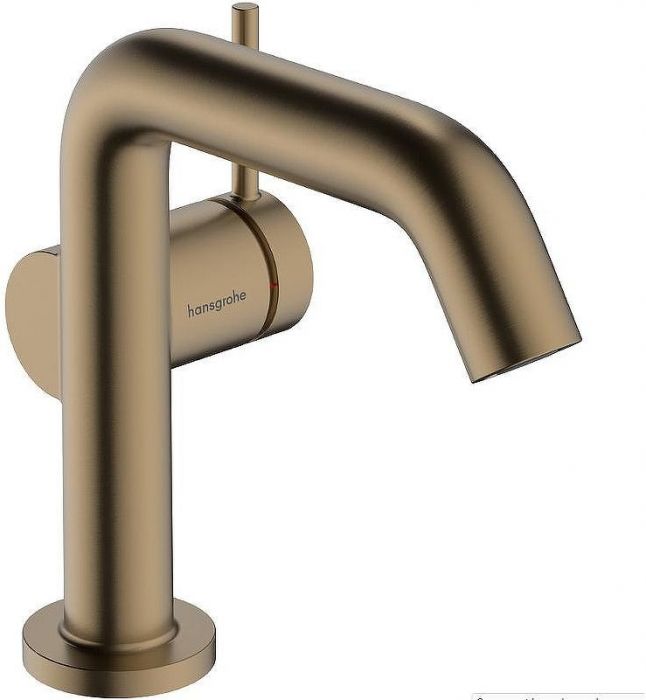 Смеситель для раковины Hansgrohe Tecturis S 73320140 Шлифованная бронза