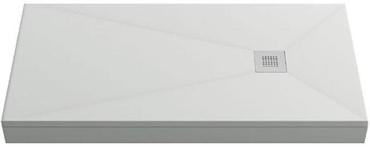 Душевой поддон из искусственного камня Creto Ares 120x80 1-0034 Белый Душевой поддон из искусственного камня Creto Ares 120x80 1-0034 Белый