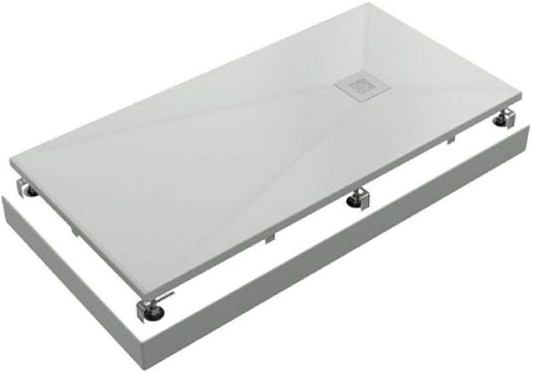 Душевой поддон из искусственного камня Creto Ares 120x80 1-0034 Белый Душевой поддон из искусственного камня Creto Ares 120x80 1-0034 Белый