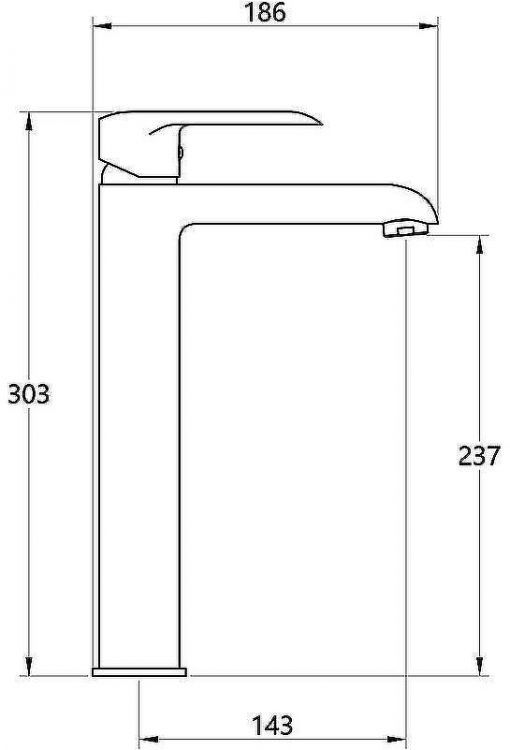 Смеситель для раковины Melodia della vita Heavy Metal MDV35621 Хром Смеситель для раковины Melodia della vita Heavy Metal MDV35621 Хром