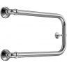 Водяной полотенцесушитель Melodia della vita Moon П-образный 50х60 MTRMN5060 Полированная сталь