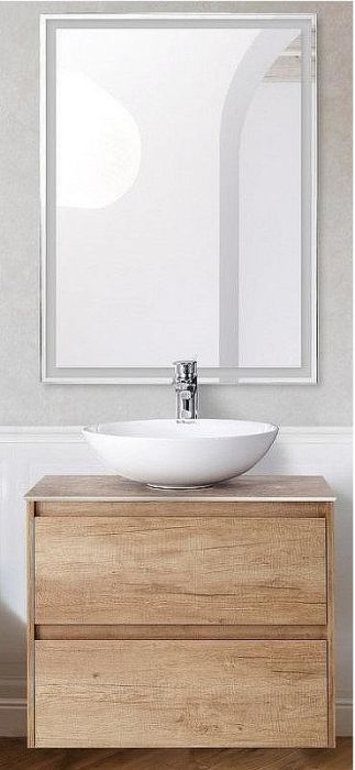 Тумба под раковину BelBagno Kraft 60 KRAFT-600-2C-SO-RNN подвесная Rovere Nebrasca Nature