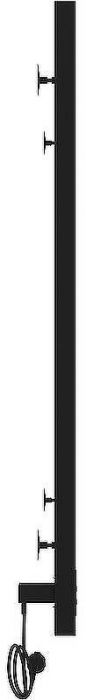 Электрический полотенцесушитель Laris Феличия ЧКЧ8 400х800 L 73207612 Черный муар