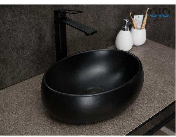 Раковина-чаша Gid Lago Bm9030ds 40 53384 цвет Черный матовый Раковина-чаша Gid Lago Bm9030ds 40 53384 цвет Черный матовый