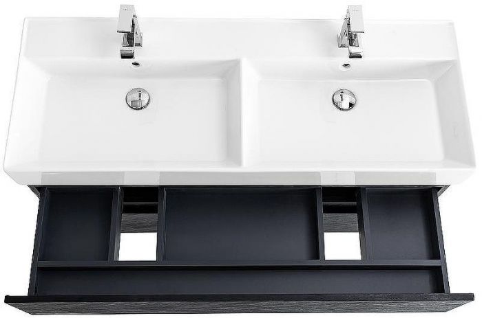 Тумба под раковину Cezares Molveno 46 120 MOLVENO 46-120-2C-SO-2-NR подвесная Nero