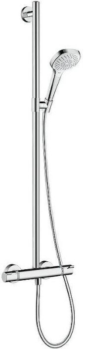 Смеситель для душа Hansgrohe Croma Select E 27248400 с термостатом Хром Белый