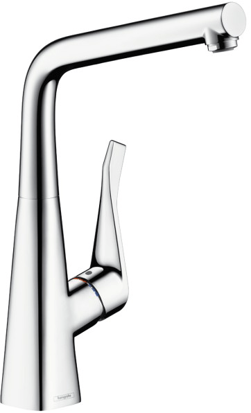 Hansgrohe Metris Смеситель  для кухни на 1 отв, поворотный излив, цвет: хром