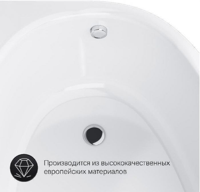 Акриловая ванна AM.PM Like 170x110 L W80A-170L110W-A без гидромассажа
