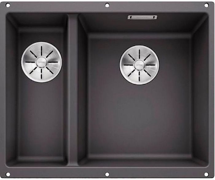 Кухонная мойка Blanco Subline 340/160-U R 523559 Темная скала