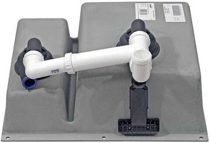 Кухонная мойка Blanco Subline 340/160-U R 523559 Темная скала